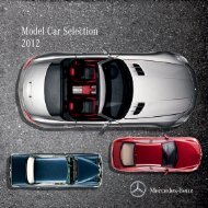 Model Car Selection 2012