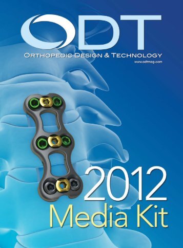 Orthopedic Design & Technology - Rodman Publishing