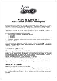 Charte de QualitÃ© 2011 - SynerCiel