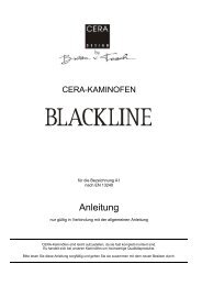 Bedienungsanleitung Blackline - Cera