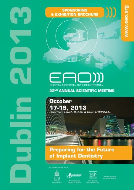 Sponsoring & Exhibition brochure - EAO