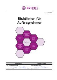 Richtlinien fÃ¼r Auftragnehmer - Industriepark Wolfgang