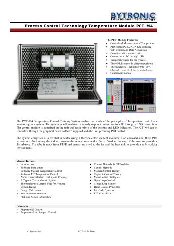 Process Control Technology Temperature Module PCT-M4