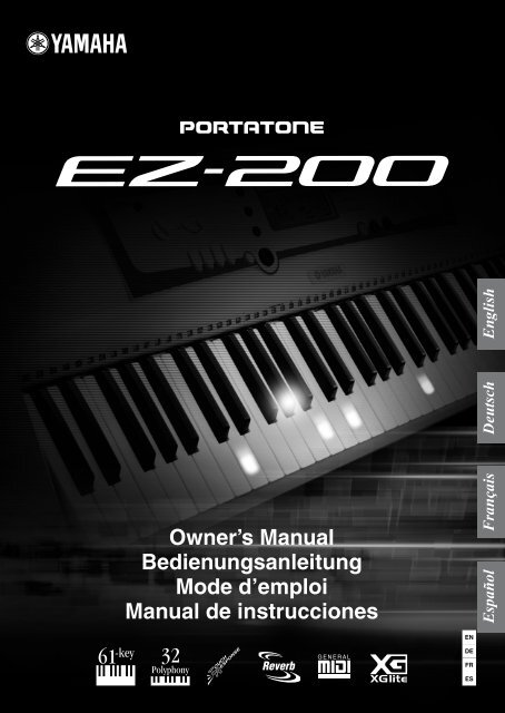 EZ-200 Owner's Manual - Just Music