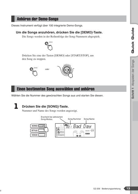 EZ-200 Owner's Manual - Just Music