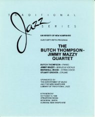 THE BUTCH THOMPSON- JIMMY MAZZY
