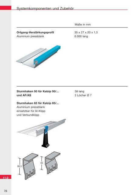 Kalzip® Montagerichtlinie