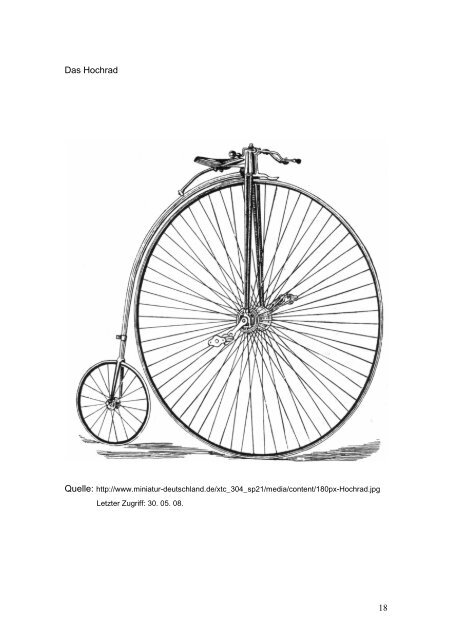 Verkehrsprojekt „Rund Ums Fahrrad“ - Technische Universität ...