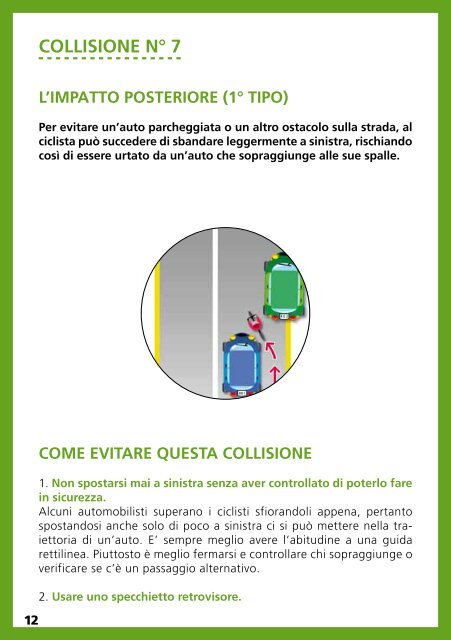 consigli per la sicurezza di chi va in bicicletta - Comune di Bubbiano