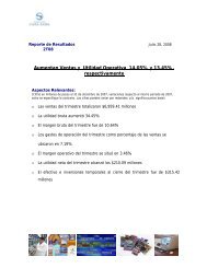 Aumentan Ventas y Utilidad Operativa 14.05% y 13.45 ... - Casa Saba