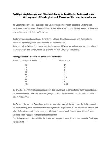 Profitipp Abplatzungen - Farbenladen24.de