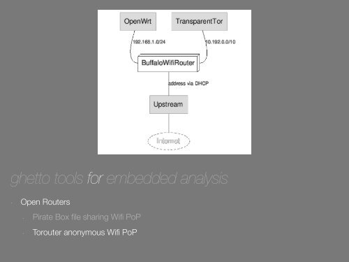 ghetto tools for embedded analysis