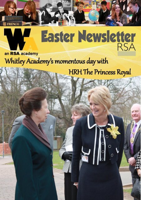 Easter Newsletter 2012 - Whitley Academy