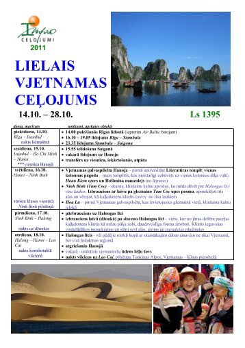 LIELAIS VJETNAMAS CEĻOJUMS