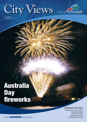 Australia Day fireworks - City of Armadale