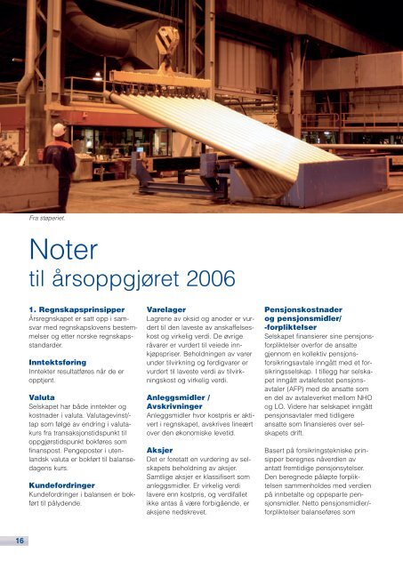 Ãrsrapport 06 - SÃ¸r-Norge Aluminium AS