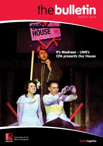 It's Madness - UWE's CPA presents Our House - University of the ...