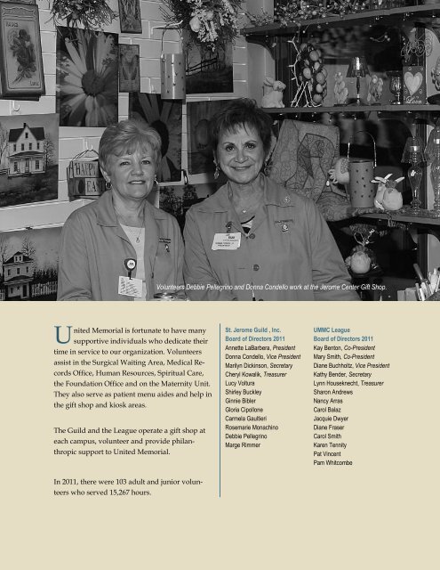 2011 Annual Report - United Memorial Medical Center