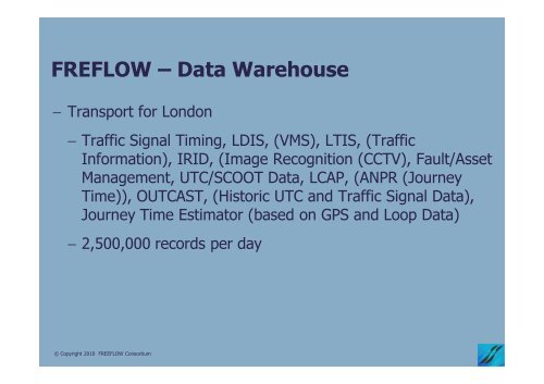 FREEFLOW: New tools for advanced network management ... - UTMC