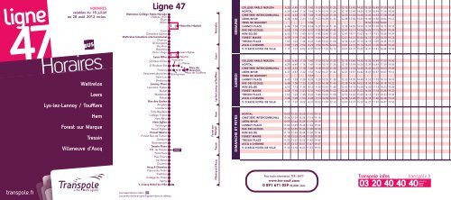 Ligne 47 - Transpole