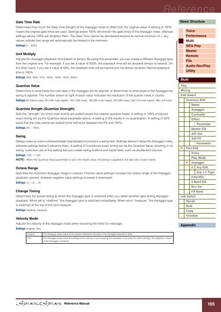 S90 XS/S70 XS Reference Manual - zZounds.com