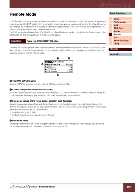 S90 XS/S70 XS Reference Manual - zZounds.com