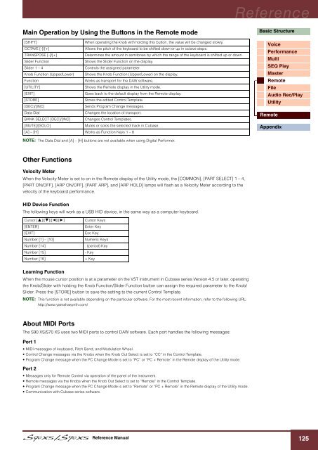 S90 XS/S70 XS Reference Manual - zZounds.com