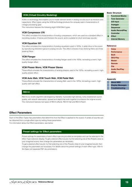 S90 XS/S70 XS Reference Manual - zZounds.com