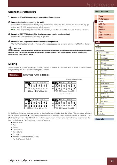 S90 XS/S70 XS Reference Manual - zZounds.com