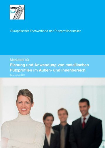 Merkblatt fÃ¼r Planung und Anwendung von metallischen Putzprofilen