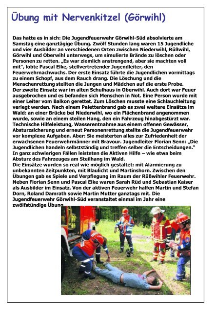 Jahresbericht Kreisjugendfeuerwehr 2011