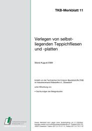 TKB-Merkblatt 11 - Industrieverband Klebstoffe e.V.
