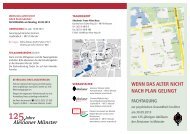 Flyer - Demenz-Servicezentrum Region Münster und das westliche ...