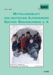 Schuh- und Schlüsseldienst - Deutscher Alpenverein Sektion ...