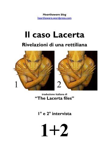 Il caso Lacerta Rivelazioni di una rettiliana - Hearthaware