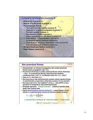 Turbulent combustion (Lecture 3) Non-premixed flames