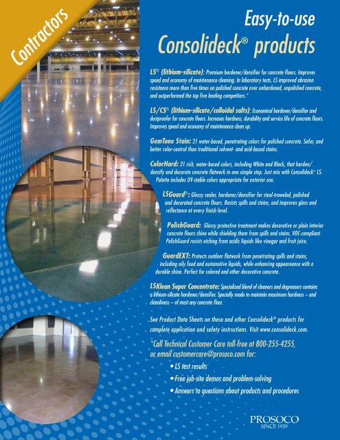 Consolideck Contractor Flyer