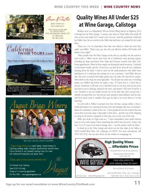 Download as a PDF - Wine Country This Week