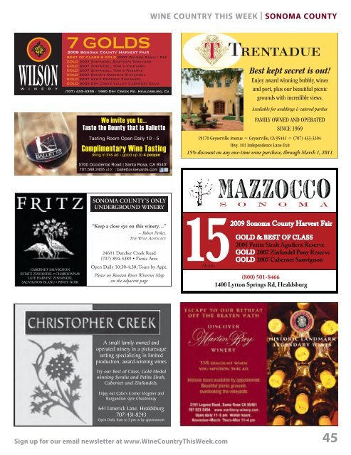 Download as a PDF - Wine Country This Week