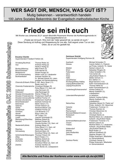 Dienstzuweisungsliste 2008