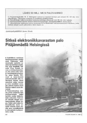 Palontorjunta 3/1987 - Pelastustieto