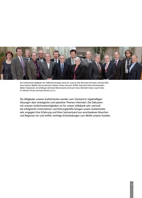 Geschäftsbericht und Jahresabschluss 2012 - Volksbank Breisgau ...