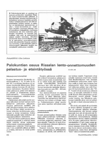 Palontorjunta 9/1978 - Pelastustieto
