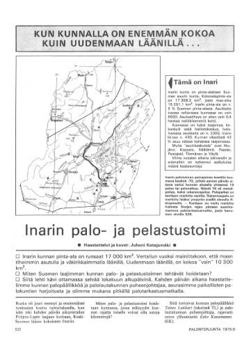 Palontorjunta 9/1975 - Pelastustieto