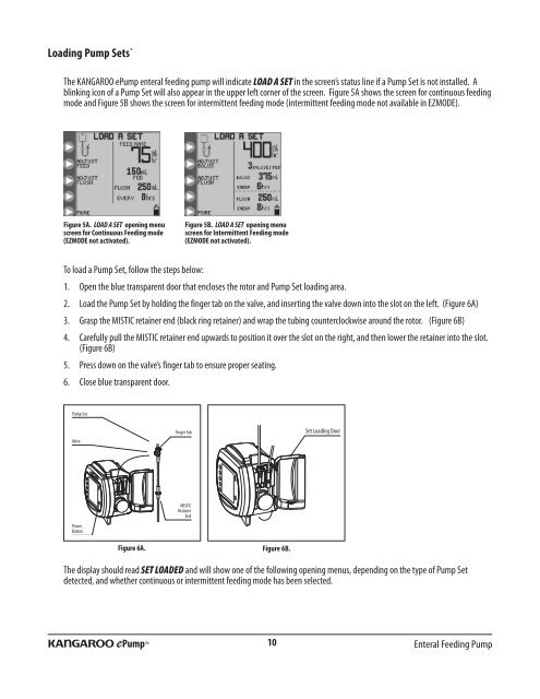 Kangaroo EPump Feeding Pump User Manual