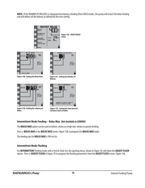 Kangaroo EPump Feeding Pump User Manual