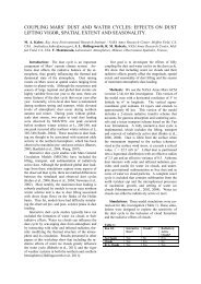 Coupling Mars' Dust and Water Cycles - The Mars Climate Database