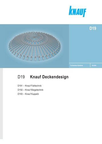 D19 D19 Knauf Deckendesign - Knauf FormBar