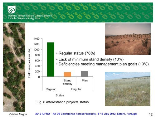 A ten years analysis of Quercus suber L. afforestation projects in the ...