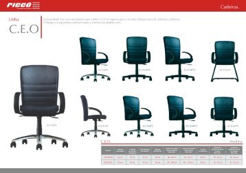 Catálogo de cadeiras CEO